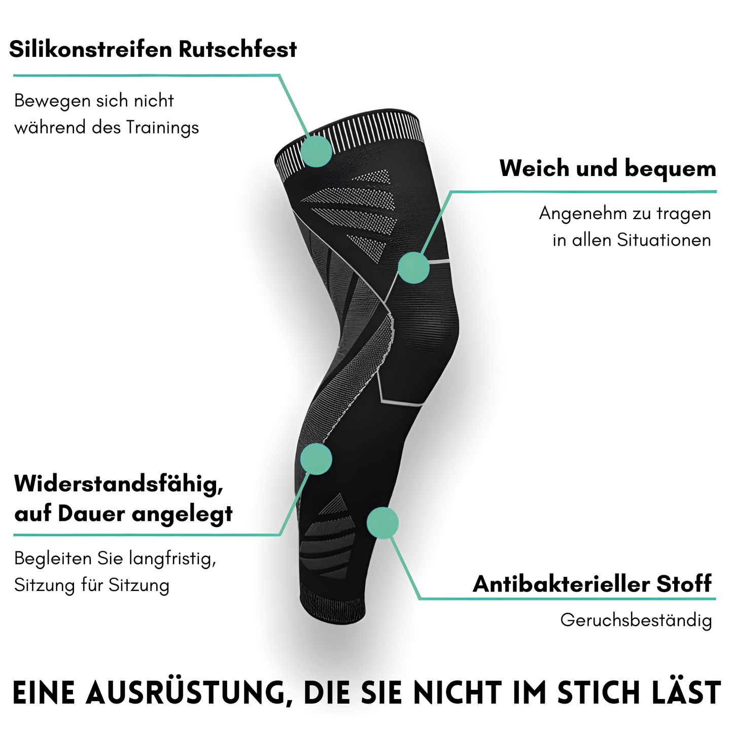 FluidFlex - 360° Kompressionsstützen Knie und Beine